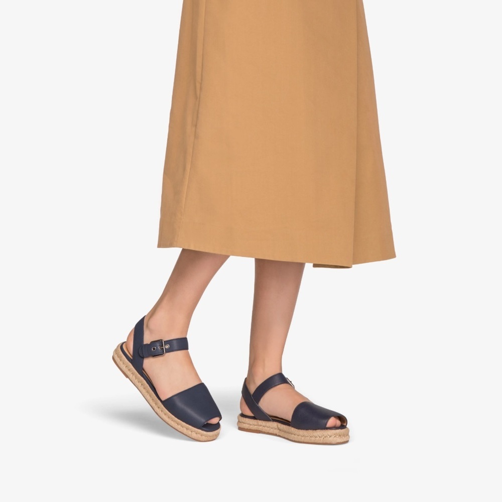 NWT: MATT & NAT SIMONE VEGAN ESPADRILLE SANDALS | sky blue | sz: 38 - Picture 2 of 13